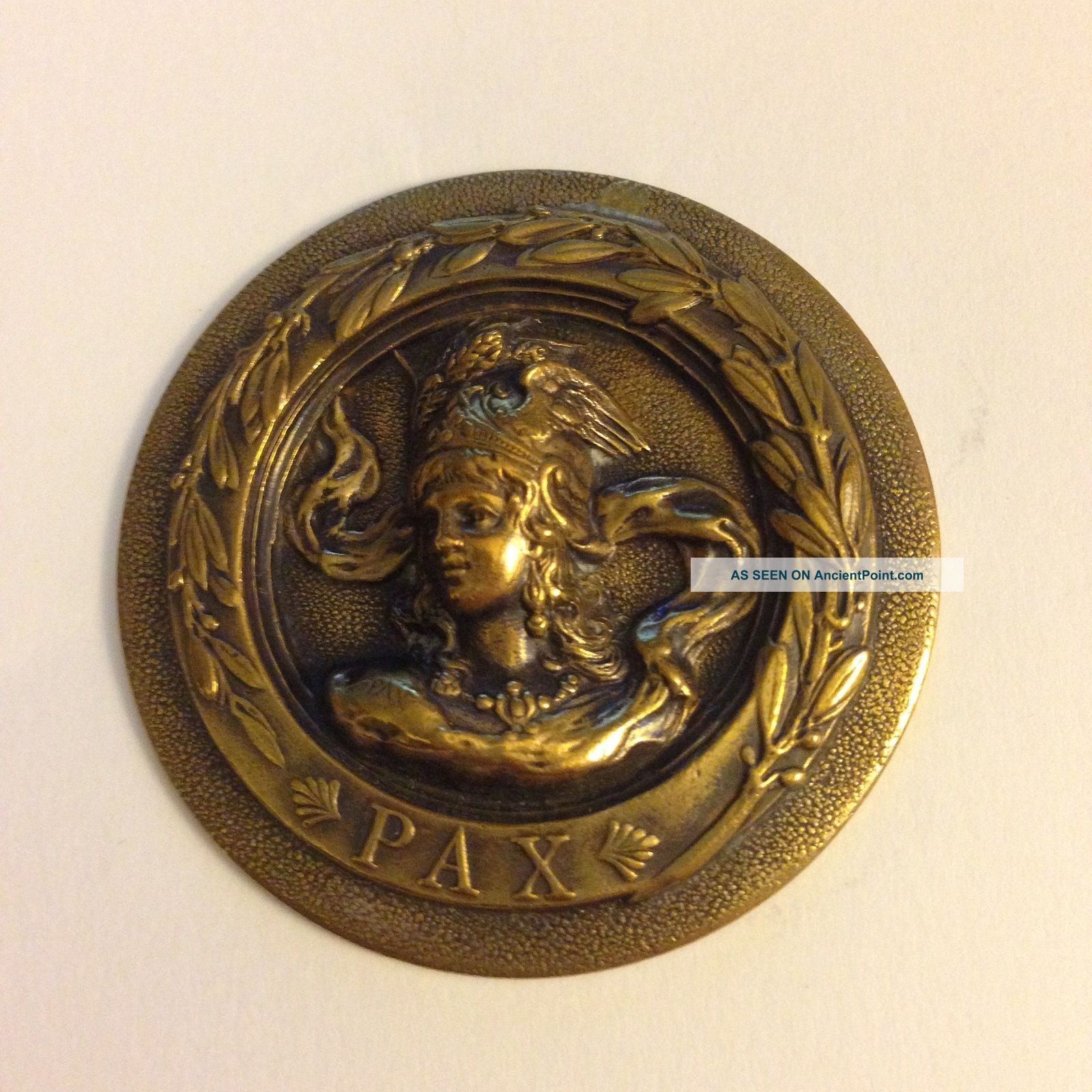 Striking Large Antique Button 