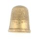 H Muhr & Sons 14k Gold Filled Thimble 7 Vintage 1880s Engraved Flower Henry Gf Thimbles photo 5