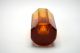 Czech Exquisite Art Deco Decanter Amber Glass,  Liqueur Bottle And 6 Glasses Decanters photo 9