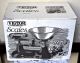 Boxed English Victor Black Balance Kitchen Scales & 7 Brass Bell Weights Scales photo 2