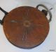Antique Grocer Mercantile Cast Iron Wood Safe Computing Cheese Wheel Cutter 1905 Scales photo 3