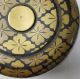 B002 Rare Japanese Old Lacquer Ware Go - Stone Container 