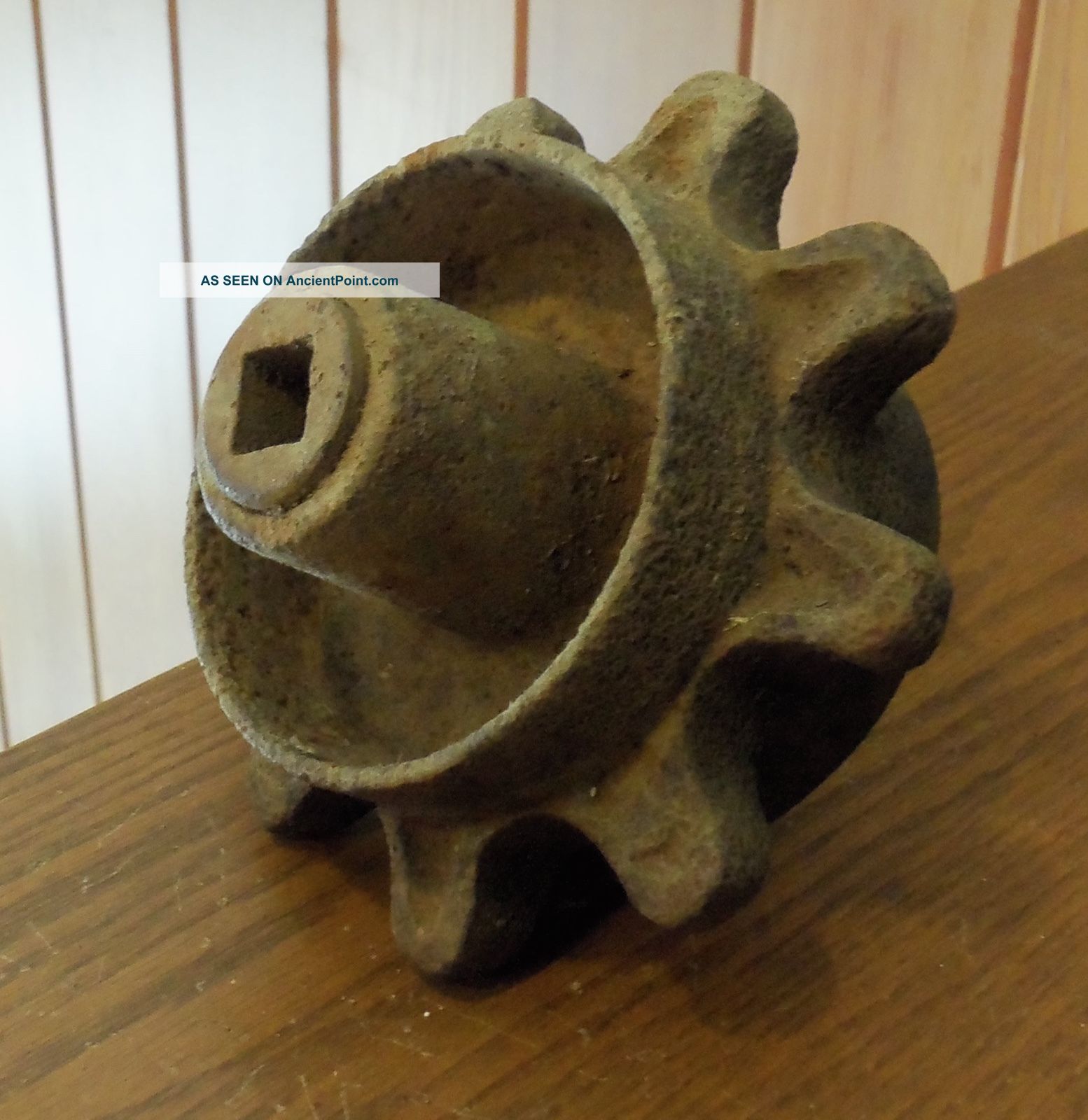 Antique Rusty Five Tooth Gear Sprocket,  International Harvester Farm Steampunk Other Mercantile Antiques photo