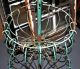 Vintage Green Metal Store 3 Tier Vegetable Fruit Stand Other Mercantile Antiques photo 1