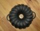 Very Rare Very Big Old Antique Cast Iron Bundt Pan Germany 3222 G Other Antique Home & Hearth photo 2