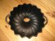Very Rare Very Big Old Antique Cast Iron Bundt Pan Germany 3222 G Other Antique Home & Hearth photo 3