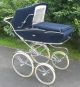 Perego Venezia Baby Carriage Buggy Stroller Made In Italy Nos Blue Baby Carriages & Buggies photo 2