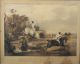Antique Authentic Thomas Fairland Bachelors Hall Fox Hunting Lithographs Turner Other Antique Architectural photo 3
