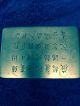 Chinese Engraved Brass Ink Box Early 1900 ' S With A Summer ' S Day Poem Boxes photo 1