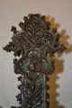 16th 17th Century Processional Cross W/ Medieval Gothic Oak Carved Winged Cherub Byzantine photo 3