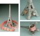 Antique Figural Eiffel Tower Tape Measure Circa 1900 Tools, Scissors & Measures photo 2