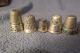 11 Antique Thimble (s) Includ.  1 Child ' S,  1 W/turquoise,  2 Gold Wash Over Silver, Thimbles photo 1