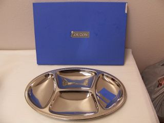 Vintage Couzon Stainless Steel Appetizer Tray - - photo