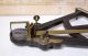 Antique C.  1800 Navigational Instrument Octant Brass Ebony & Bone Veneer Scale Sextants photo 3