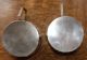 Vintage Pair Silver Plated Cup Holders French? Baccus Heads Fancy Pattern Around Other Antique Silverplate photo 4