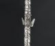 Magnificent Early 1900s Antique Silver Matte Or Tea Stirrer Made In Argentina Other Antique Non-U.S. Silver photo 2