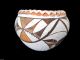 1930 - 40 ' S Southwestern Polychrome Pot Bowl Pottery Mexico Pie Crust Teardrop The Americas photo 2