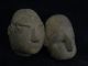 Ancient Teracotta Mother Goddess 2 Head Indus Valley 2000 Bc S4492 Holy Land photo 1