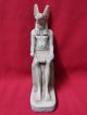 Ancient Egyptian Sating Green Statue Of God Anubis Egyptian photo 1