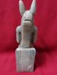 Ancient Egyptian Sating Green Statue Of God Anubis Egyptian photo 3