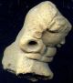 Pre - Columbian 3 Michoacan Clay Figure Heads,  Ca; 500 - 100bc The Americas photo 1