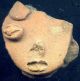 Pre - Columbian 3 Michoacan Clay Figure Heads,  Ca; 500 - 100bc The Americas photo 2