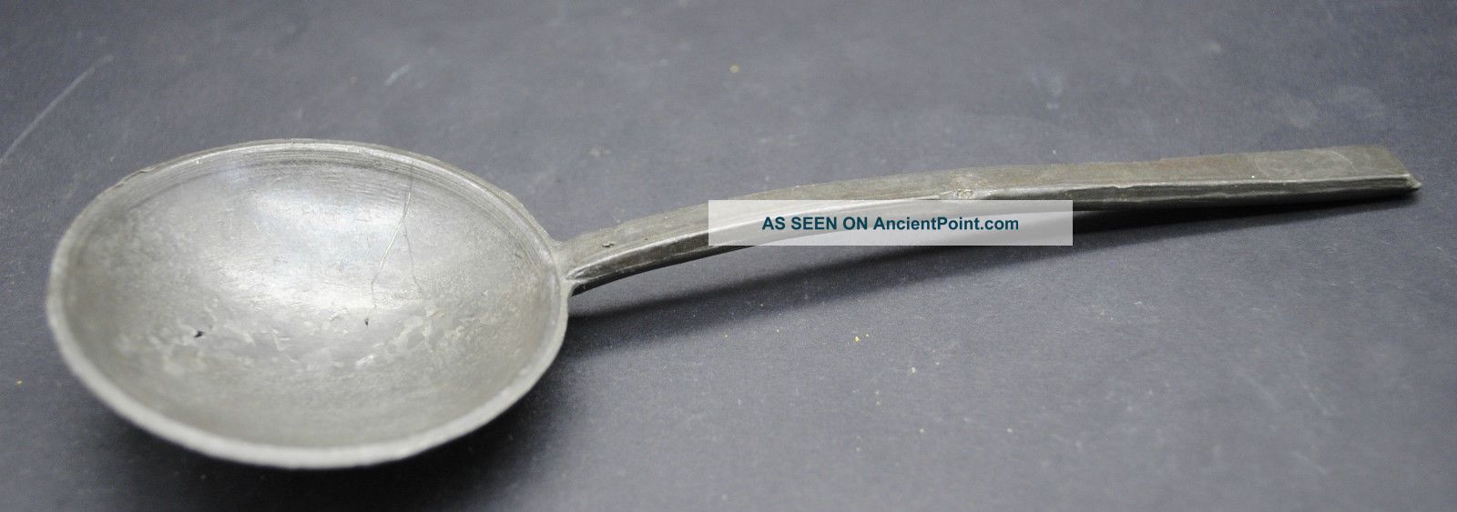 Tudor Pewter Spoon Thames Foreshore Find Angel Makers Mark Other Antiquities photo