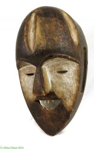 Boa Mask Open Mouth With Teeth Congo Africa Was $210 photo