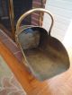 Antique Brass Helmet Hearth Ware Fireplace Log Wood Holder Coal Ash Scuttle Hod Hearth Ware photo 4