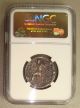 81 - 16 Bc Syria,  Laodicea Tyche / Zeus Ancient Greek Silver Tetradrachm Ngc Xf Greek photo 1