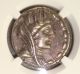 81 - 16 Bc Syria,  Laodicea Tyche / Zeus Ancient Greek Silver Tetradrachm Ngc Xf Greek photo 2