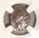 350 - 300 Bc Bithynia,  Cius Apollo/galley Ancient Greek Silver Hemidrachm Ngc Vf Greek photo 2