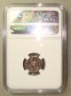 338 - 271 Bc Euboea,  Chalcis Nymph / Eagle Ancient Greek Silver Drachm Ngc Vf Greek photo 1