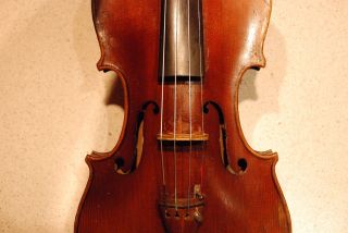 Old Antique Violin Salomon photo
