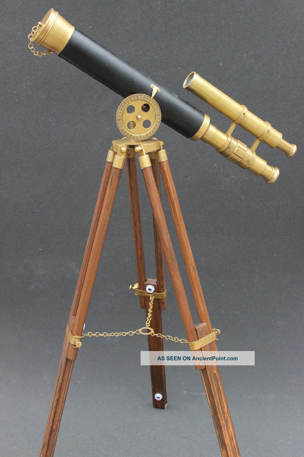 Designer Nautical Marine Royal Telescope Navy Antique Elegant Celebrity Shows Reproduction Antiques photo