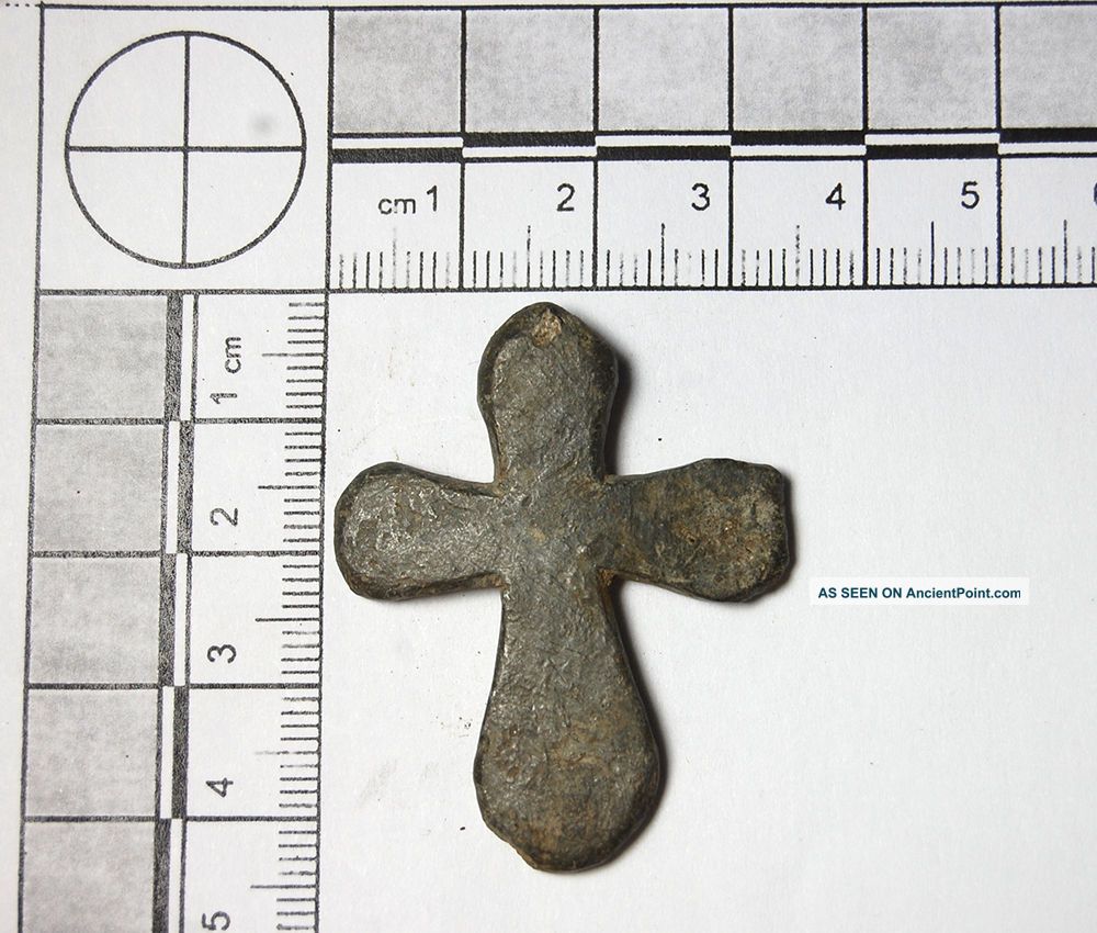 Anglo Saxon Lead Crucifix - Metal Detecting Find British photo