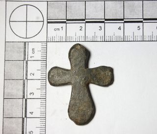 Anglo Saxon Lead Crucifix - Metal Detecting Find photo