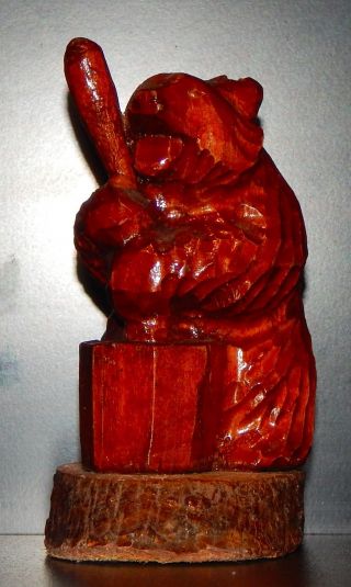 Vintage Black Forest Bear Smal Very Fine Carved photo