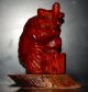 Vintage Black Forest Bear Smal Very Fine Carved Carved Figures photo 3