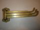 Vintage Solid Brass Three (3) Swing Away Arms Nesting Wall Hooks Hanger Rack Hooks & Brackets photo 1