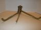 Vintage Solid Brass Three (3) Swing Away Arms Nesting Wall Hooks Hanger Rack Hooks & Brackets photo 2