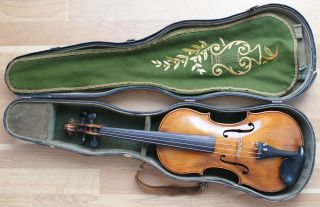 Old German Violin 19th Century Josef Klotz Mittenwald Alte Deutsche Violine photo