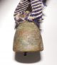 Handmade Antique Cow Bronze Bell With Strap Primitives photo 2