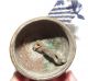 Handmade Antique Cow Bronze Bell With Strap Primitives photo 5