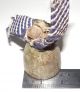 Handmade Antique Cow Bronze Bell With Strap Primitives photo 8