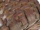 Antique Apple Harvest Gathering Basket Handle Splint Handmade Sturdy Old Primitives photo 9