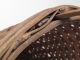 Antique Apple Harvest Gathering Basket Handle Splint Handmade Sturdy Old Primitives photo 6