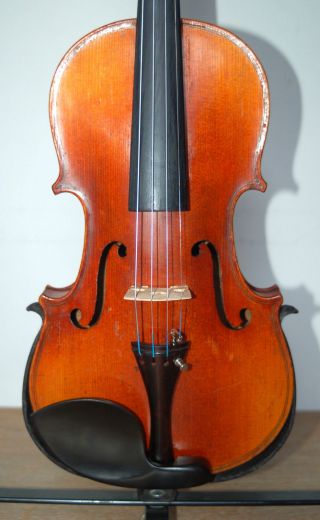 Fine Antique German Fullsize 4/4 Violin - Built Around 1900 photo