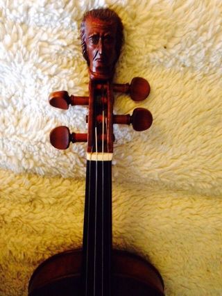 French Victorian Violin - C.  Buthod/paris - Strad Carved Scroll - Excl.  Playing Cond. photo