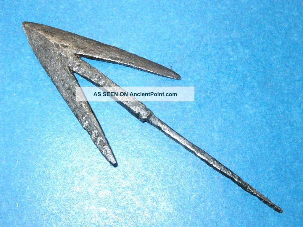 Extremely Rare Mongol Arrowhead 120 Mm Gs Other Antiquities photo